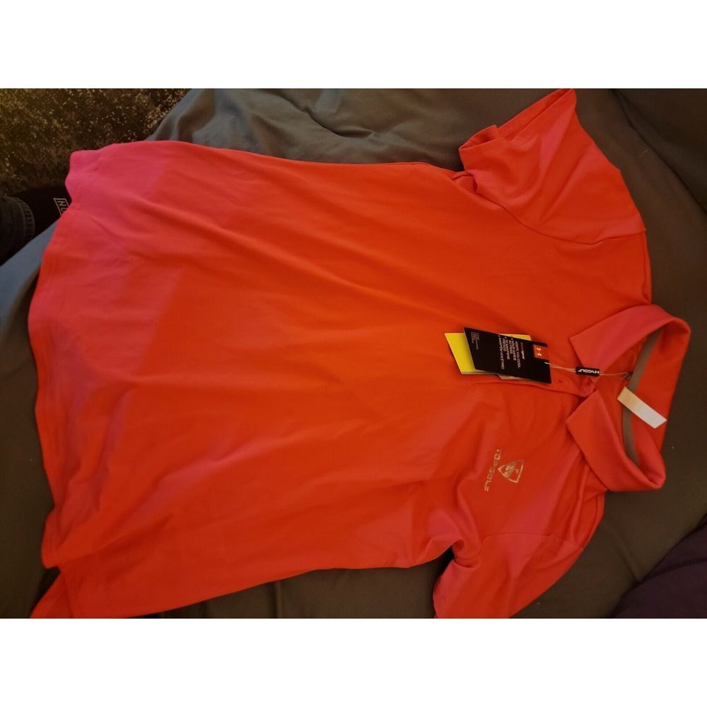 Under Armour Heat Gear Top Golf Pink women's Large